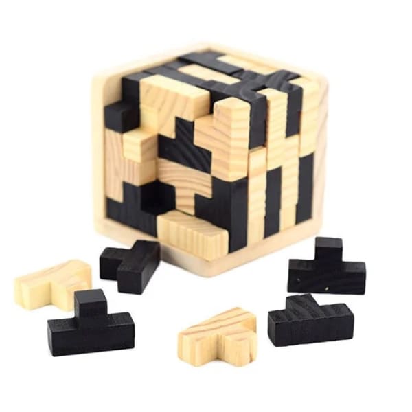 3D Cube Puzzle - T Shape - 3D Puzzle