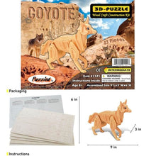 Load image into Gallery viewer, Coyote - 3D Puzzle
