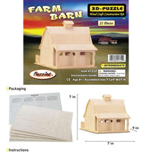 Load image into Gallery viewer, Farm Barn - 3D Puzzle
