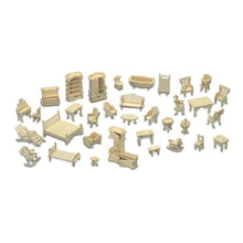 Load image into Gallery viewer, Furniture Set (large) - 3D Puzzle
