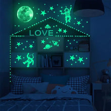 Load image into Gallery viewer, Glow in the Dark Space Themed Decals - 3D Puzzle
