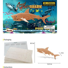 Load image into Gallery viewer, Great White Shark - 3D Puzzle
