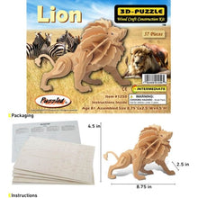 Load image into Gallery viewer, Lion - 3D Puzzle
