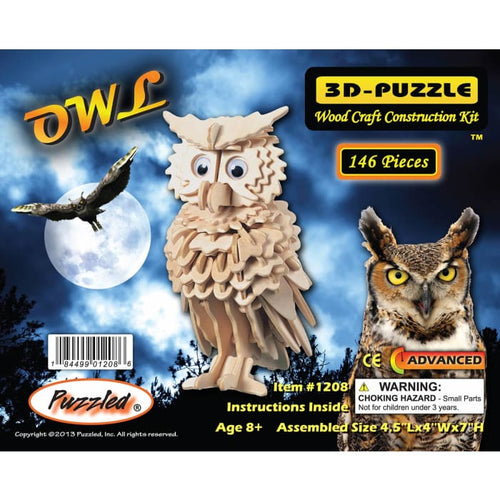 Owl - 3D Puzzle