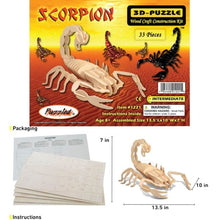 Load image into Gallery viewer, Scorpion - 3D Puzzle
