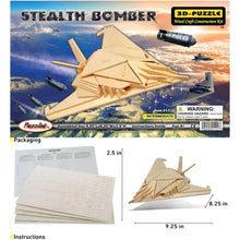 Load image into Gallery viewer, Stealth Bomber - 3D Puzzle
