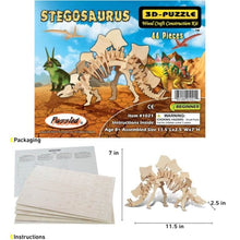 Load image into Gallery viewer, Stegosaurus - 3D Puzzle
