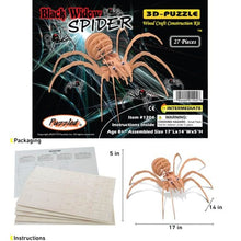 Load image into Gallery viewer, Black Widow Spider - 3D Puzzle
