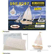 Load image into Gallery viewer, Sailboat - 3D Puzzle
