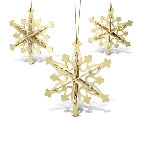 Snowflake Ornaments - 3D Puzzle