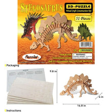 Load image into Gallery viewer, Stegosaurus (large) - 3D Puzzle
