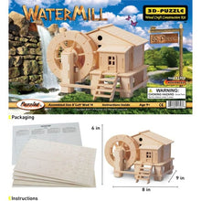 Load image into Gallery viewer, Water Mill - 3D Puzzle
